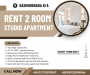 Studio Apartment With Two Room Rent In Bashundhara R/A.